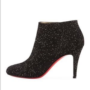 Christian Louboutin Belle Booty 85MM sz 37.5 Black